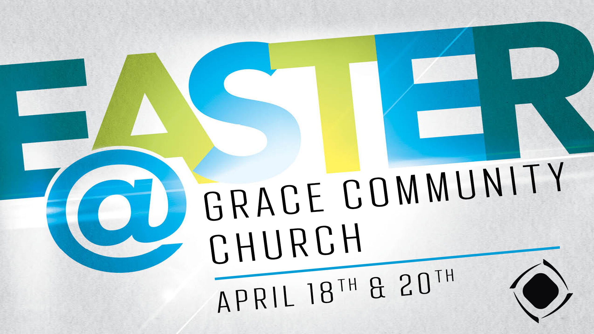 Easter at Grace 2025 w black logo